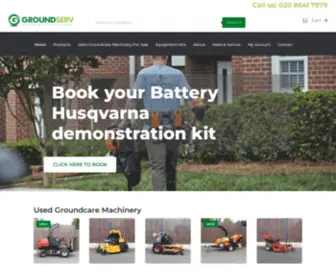 Groundserv.co.uk(Supplier of Garden & Grounds Maintenance Equipment) Screenshot