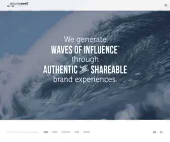 Groundswell.buzz(A marketing agency) Screenshot