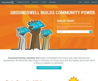 Groundswell.org(Community Power) Screenshot