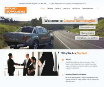 Groundtech.com.au(Ground Technologies) Screenshot