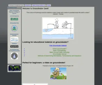 Groundwatergeek.com(Groundwater Geek) Screenshot