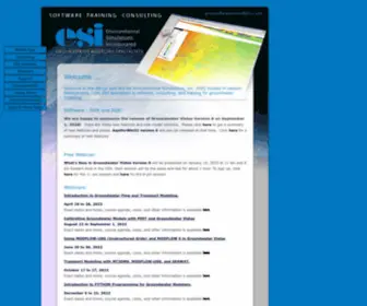 Groundwatermodels.com(Environmental Simulations Incorporated) Screenshot