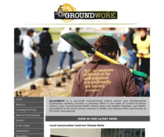 Groundwork.org.za(groundWork) Screenshot