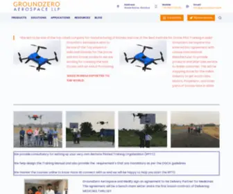 Groundzero.net.in(Groundzero Aerospace LLP) Screenshot