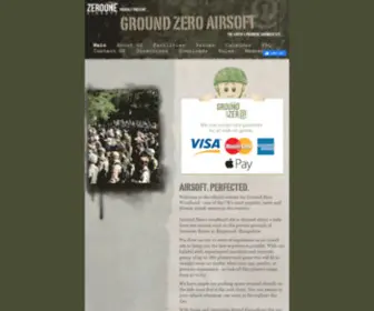 Groundzeroairsoft.com(Groundzeroairsoft) Screenshot