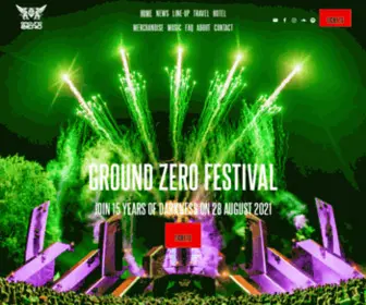 Groundzerofestival.nl(Ground Zero Festival) Screenshot