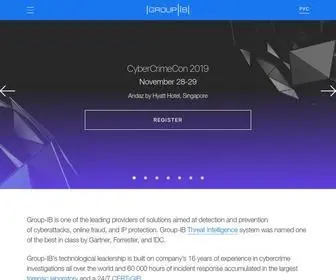 Group-IB.com(Leading provider of cybersecurity solutions) Screenshot
