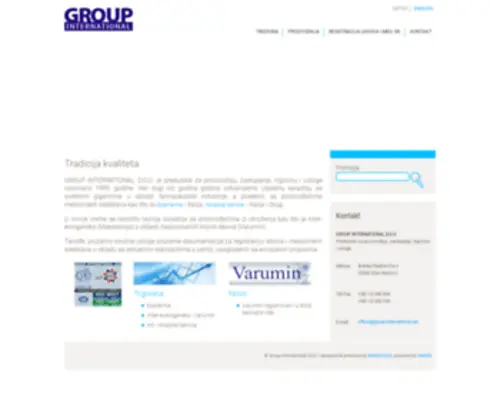 Group-International.net(Početna) Screenshot