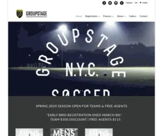 Group-Stage.com(GROUP STAGE SOCCER) Screenshot