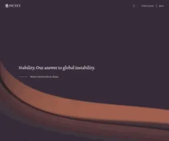 Group.Pictet(Leading independent investment firm) Screenshot