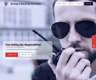 Group5Securityservices.com(Best Security Services in Pune) Screenshot