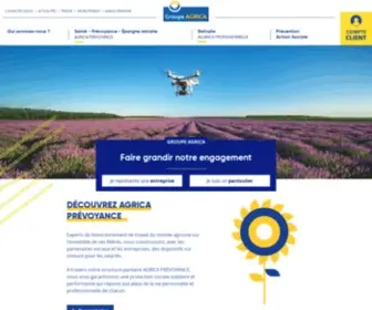 Groupagrica.com(Groupe AGRICA) Screenshot