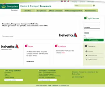 Groupama-Transport.com(Groupe Groupama) Screenshot