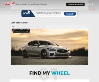 Groupawheels.com(Group-A Wheels) Screenshot