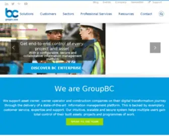 Groupbc.com(Digital Construction Software) Screenshot