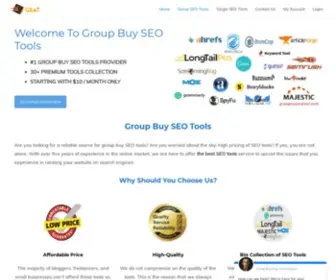 Groupbuyanytool.com(Group Buy SEO Tools) Screenshot