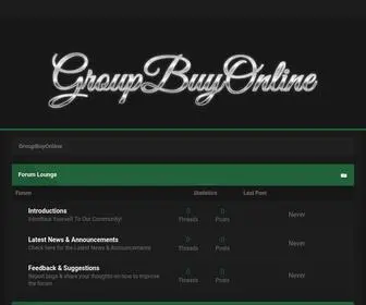 Groupbuyonline.net(We really appreciate your taking the time to visit this e) Screenshot