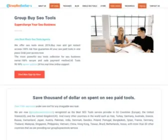Groupbuyseotools.net(Group Buy Seo Tools Ahrefs) Screenshot