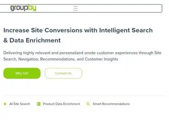 Groupbyinc.com(GroupBy, Inc) Screenshot