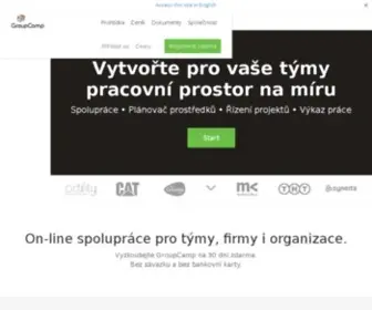 Groupcamp.cz(Webové aplikace) Screenshot