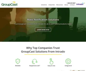 Groupcast.com(Mass Notification Solutions) Screenshot