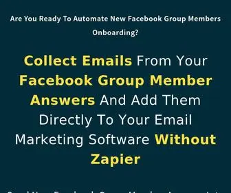 Groupcollector.com(Create Group Funnels and Collect Leads from Your FB Group) Screenshot