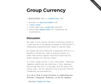 Groupcurrency.org(OkTurtles Blog) Screenshot