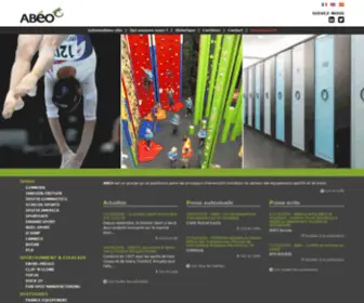 Groupe-Abeo.fr(équipements sportifs) Screenshot
