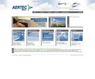 Groupe-Aertec.com(Les activités Aertec sont tant textiles que peinture dans le milieu aéronautique et grand public) Screenshot