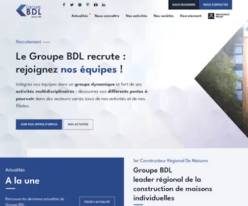Groupe-BDL.com(Groupe BDL) Screenshot