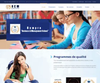 Groupe-Bem.com(Groupe Bem) Screenshot