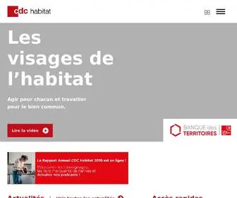 Groupe-CDC-Habitat.com(Opérateur immobilier global) Screenshot
