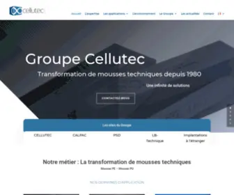 Groupe-Cellutec.fr(Emballages et transformation de mousses techniques PE PU) Screenshot