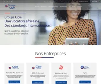 Groupe-Cible.com(Groupe Cible) Screenshot
