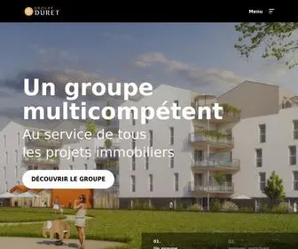 Groupe-Duret.fr(Groupe Duret) Screenshot