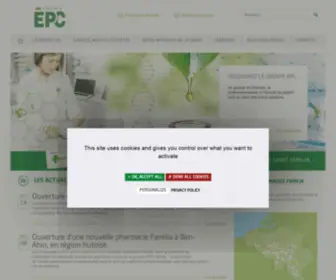 Groupe-EPC.be(Pharmacie conseil) Screenshot