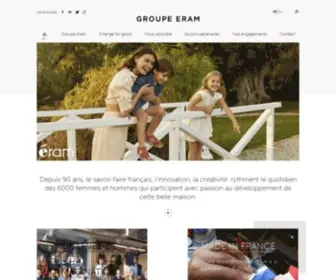 Groupe-Eram.com(Groupe ERAM) Screenshot