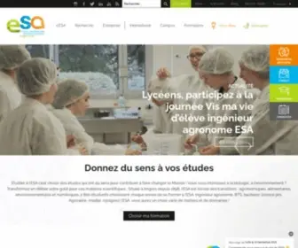 Groupe-Esa.com(L'ESA) Screenshot