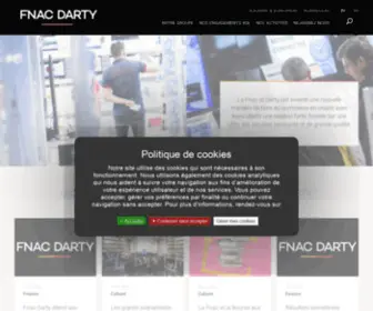 Groupe-Fnac.com(Site Institutionnel) Screenshot