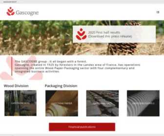 Groupe-Gascogne.com(Gascogne Groupe) Screenshot