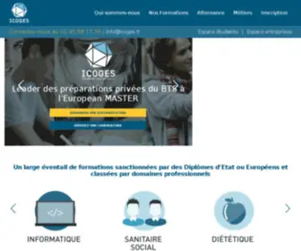 Groupe-Icoges.fr(Groupe Icoges) Screenshot