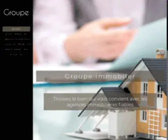 Groupe-Immobilier.com(Groupe immobilier : achat) Screenshot