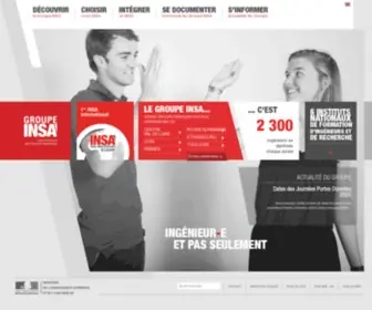 Groupe-Insa.fr(Groupe INSA) Screenshot