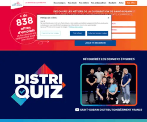 Groupe-Pointp.fr(Carrières et emplois de toutes les enseignes) Screenshot