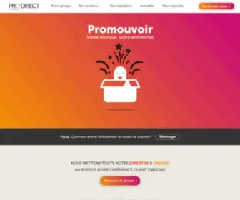 Groupe-Prodirect.com(Pro Direct) Screenshot