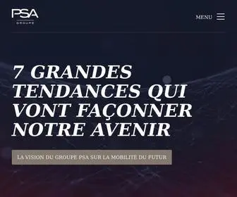 Groupe-Psa.com(Official Global Website) Screenshot