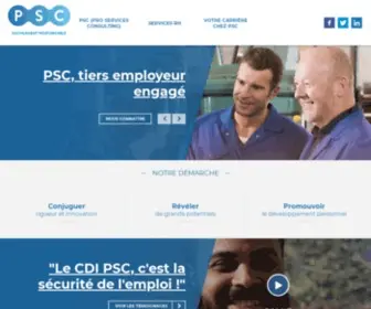 Groupe-PSC.fr(PSC) Screenshot