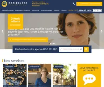 Groupe-Roc-Eclerc.com(ROC ECLERC) Screenshot
