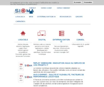 Groupe-Sigma.com(Groupe Sigma) Screenshot
