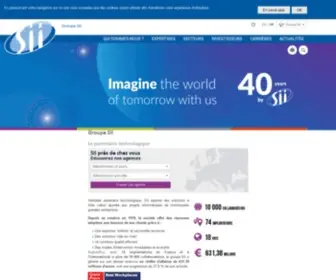Groupe-Sii.com(Groupe SII) Screenshot